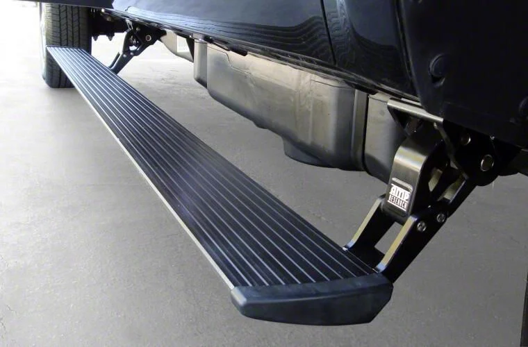 Amp Research PowerStep Running Boards; Plug-n-Play (15-16 6.6L Duramax Sierra 2500 HD Double Cab, Crew Cab)