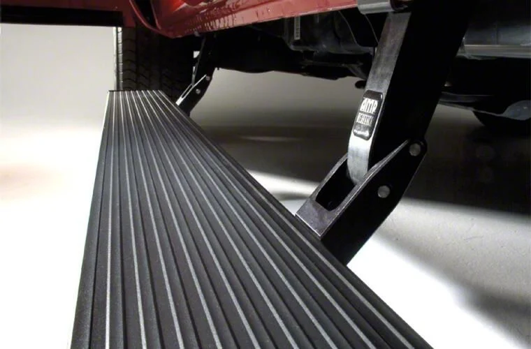 Amp Research PowerStep Running Boards; Plug-n-Play (17-19 6.6L Duramax Silverado 3500 HD Double Cab, Crew Cab)