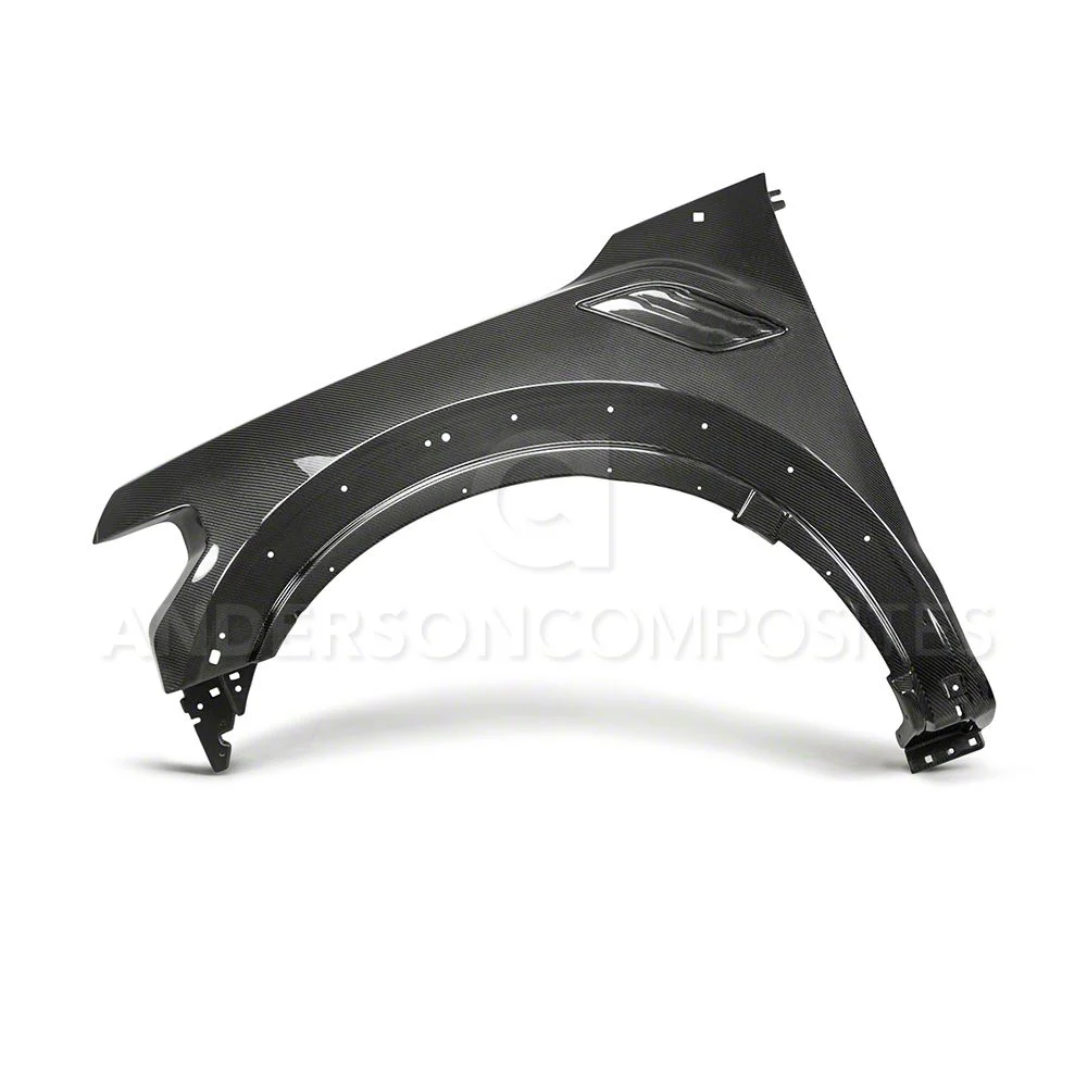 Anderson Composites Type-OE Front Fenders; Carbon Fiber (17-20 F-150 Raptor)