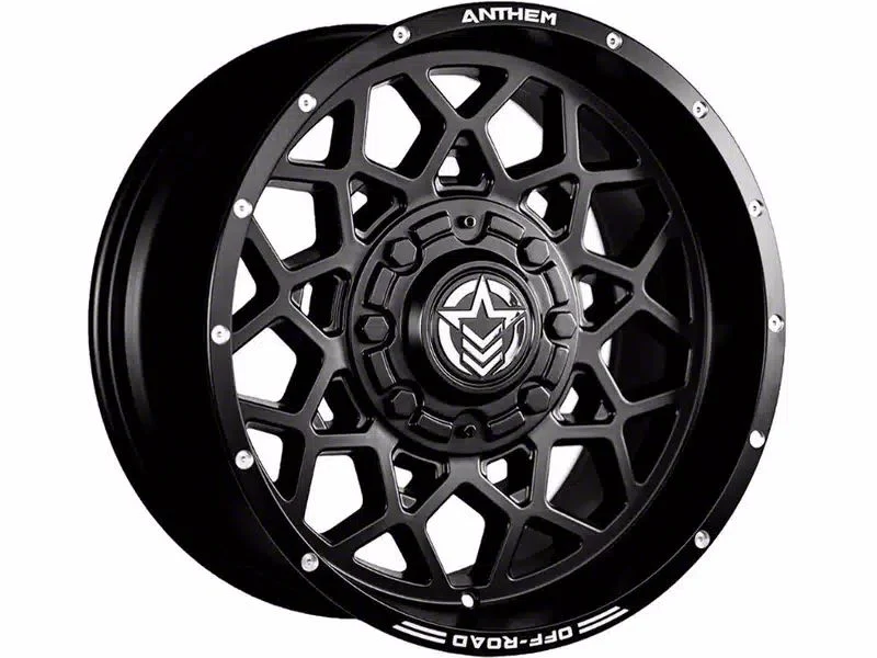 Anthem Off-Road Avenger Satin Black 8-Lug Wheel; 20x10; -18mm Offset (17-22 F-250 Super Duty)