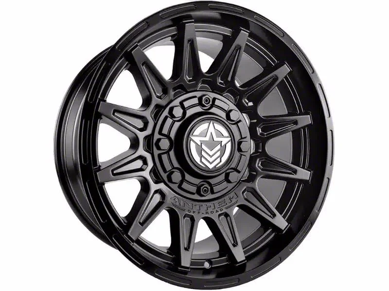 Anthem Off-Road Liberty Satin Black 8-Lug Wheel; 20x9; 0mm Offset (07-10 Sierra 3500 HD SRW)