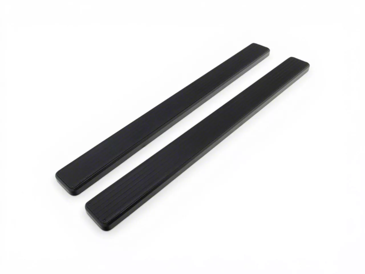5-Inch iStep Running Boards; Black (07-18 Silverado 1500 Regular Cab)