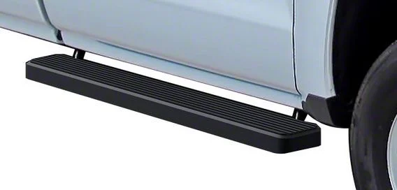 6-Inch iStep Running Boards; Black (07-18 Sierra 1500 Regular Cab)