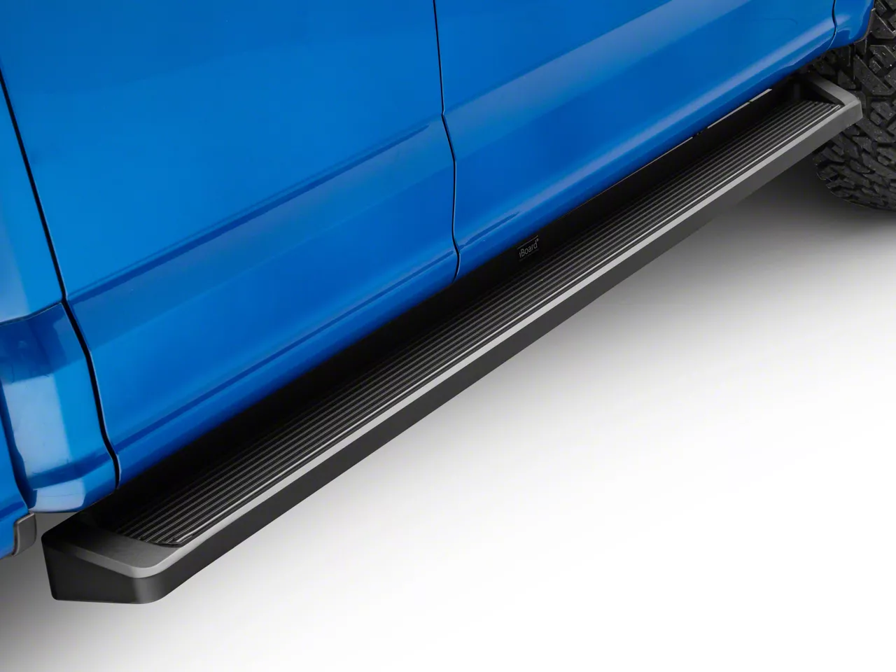 6-Inch iRunning Boards; Black (15-26 F-150 SuperCab)