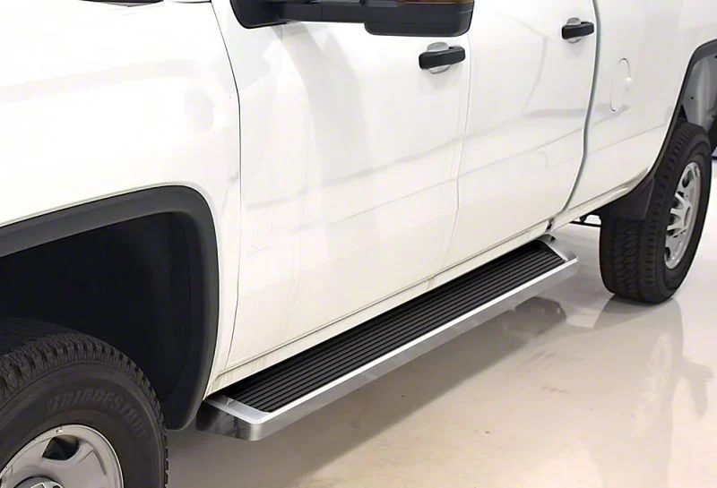 6-Inch iRunning Boards; Polished (07-18 Sierra 1500 Crew Cab)