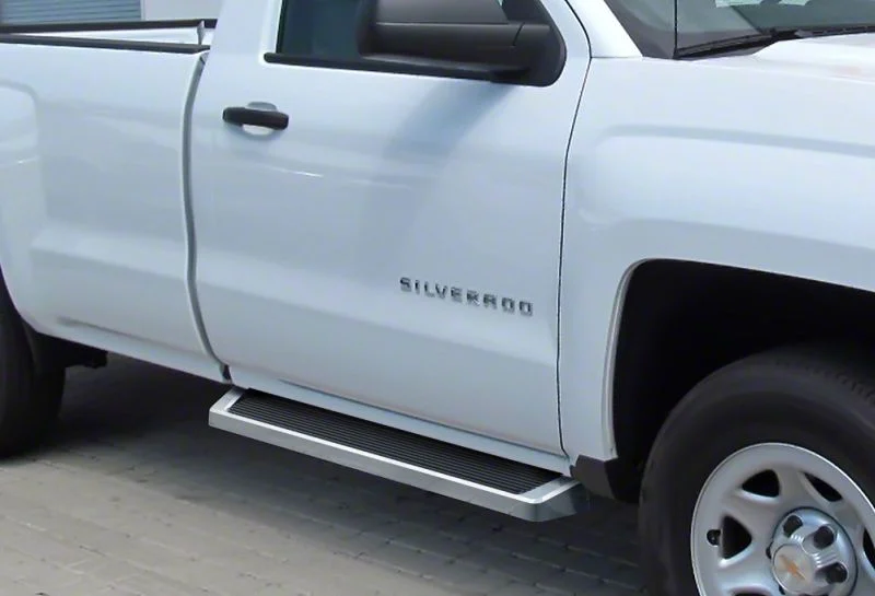6-Inch iRunning Boards; Polished (07-18 Silverado 1500 Regular Cab)