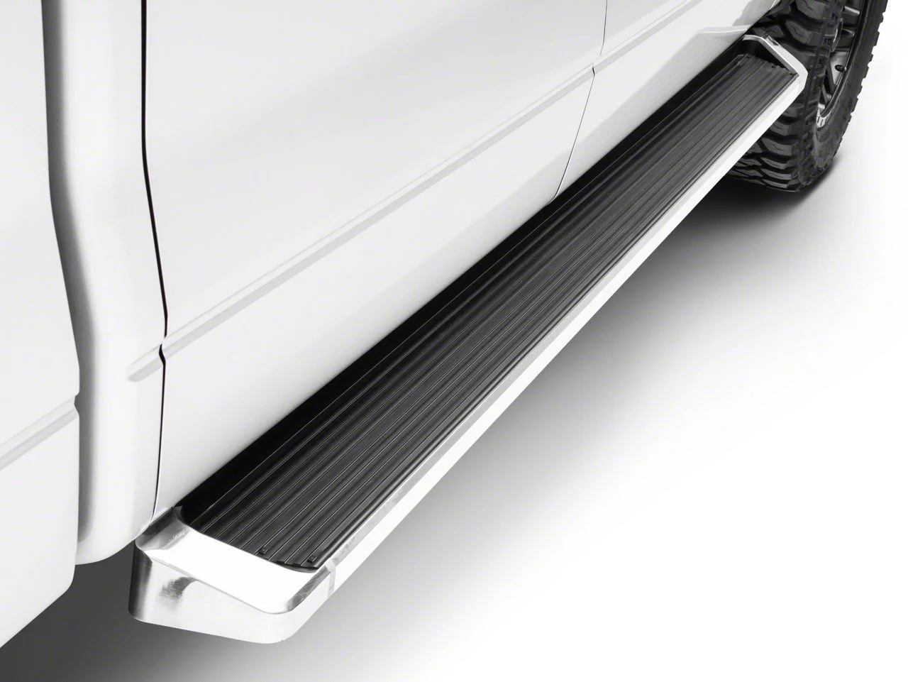 6-Inch iRunning Boards; Polished (09-14 F-150 SuperCrew)