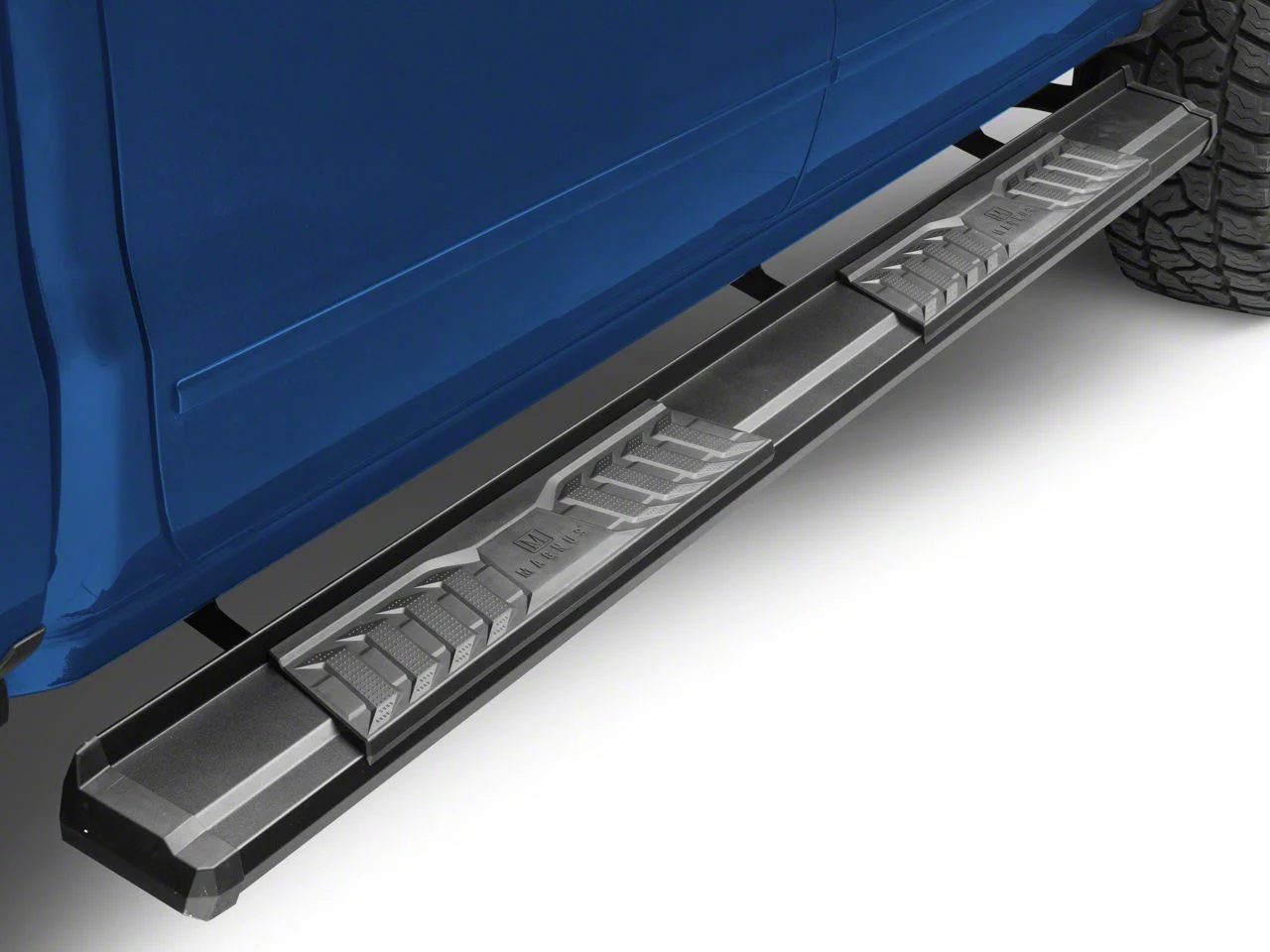 OE Style Running Boards; Black (07-18 Silverado 1500 Crew Cab)