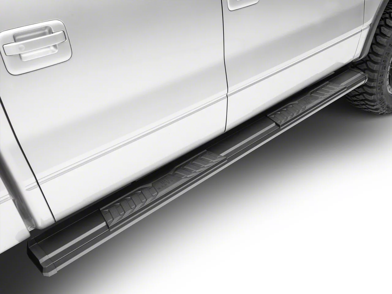 OE Style Running Boards; Black (09-14 F-150 SuperCrew)