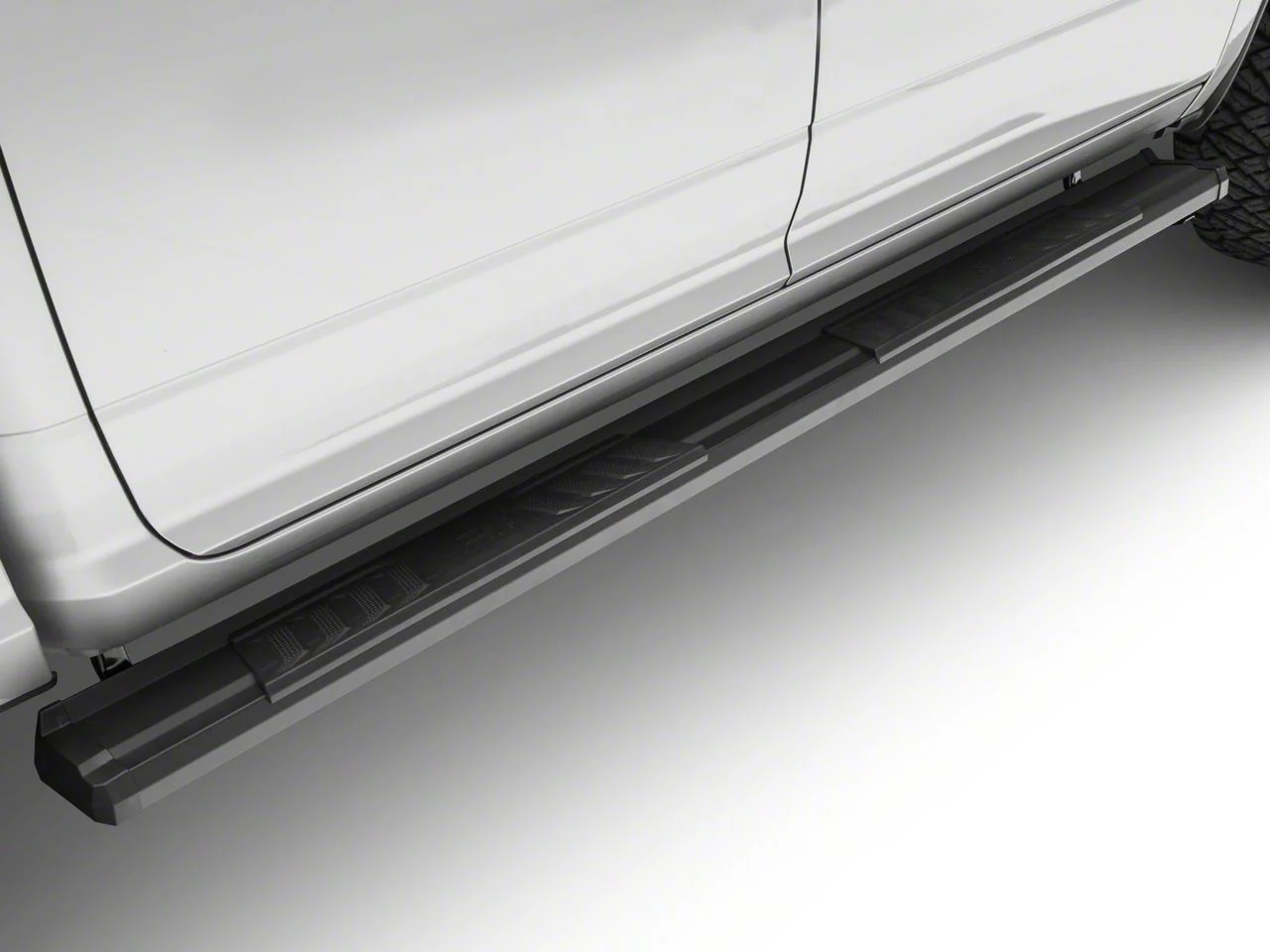 OE Style Running Boards; Black (09-18 RAM 1500 Crew Cab)
