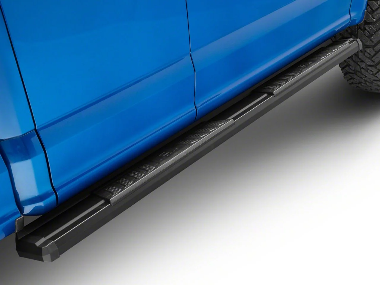 OE Style Running Boards; Black (15-26 F-150 SuperCab)