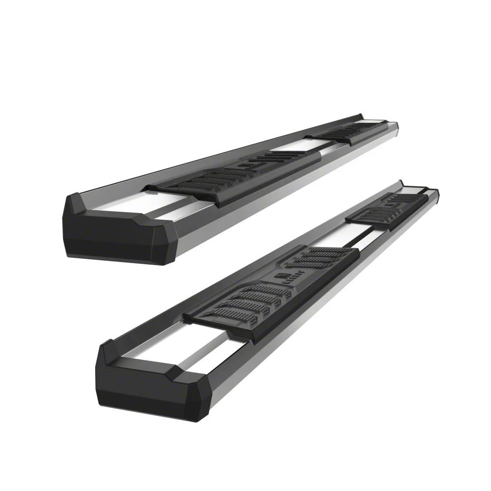 OE Style Running Boards; Polished (07-18 Sierra 1500 Crew Cab)