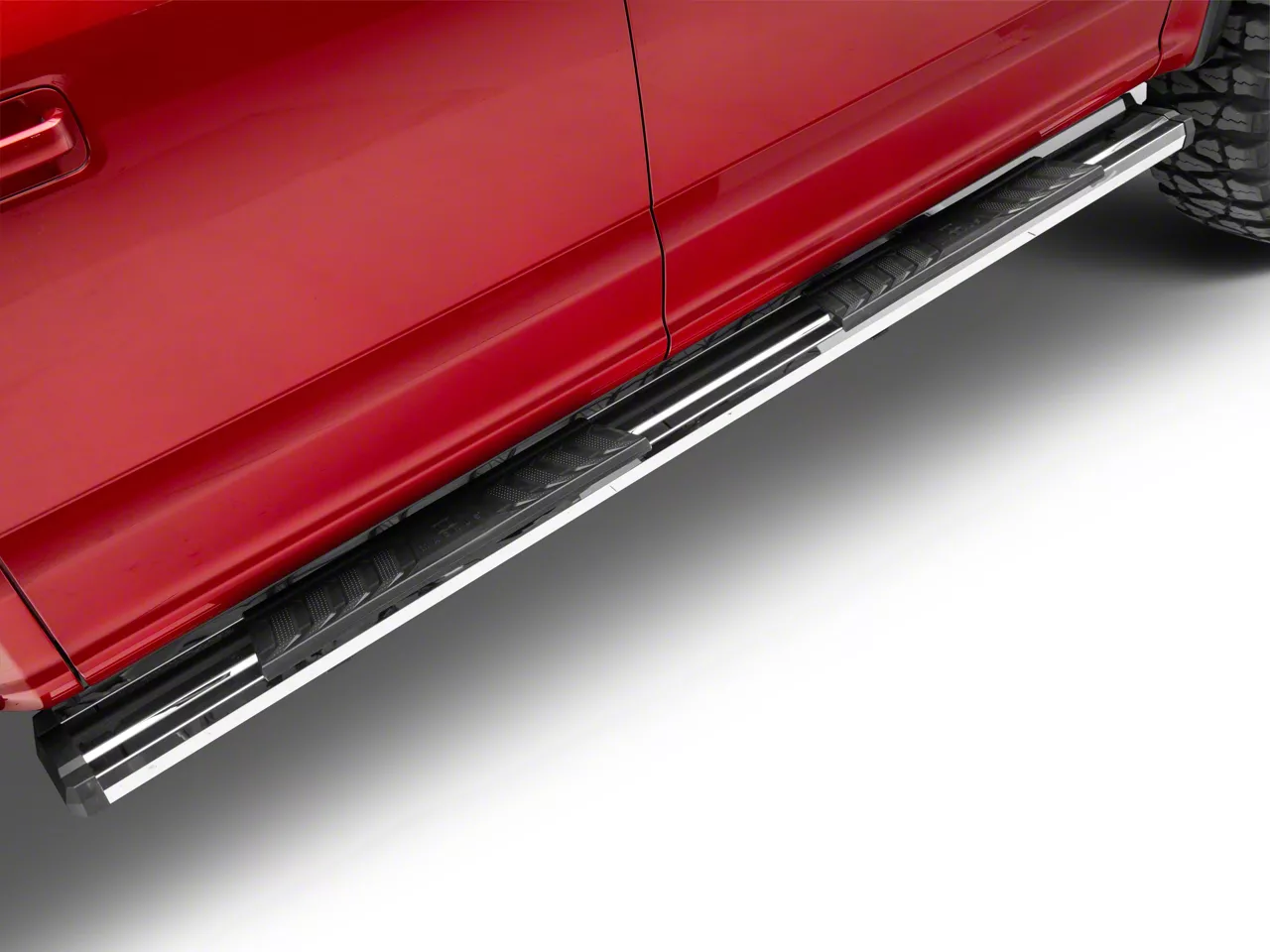 OE Style Running Boards; Polished (15-26 F-150 SuperCrew)