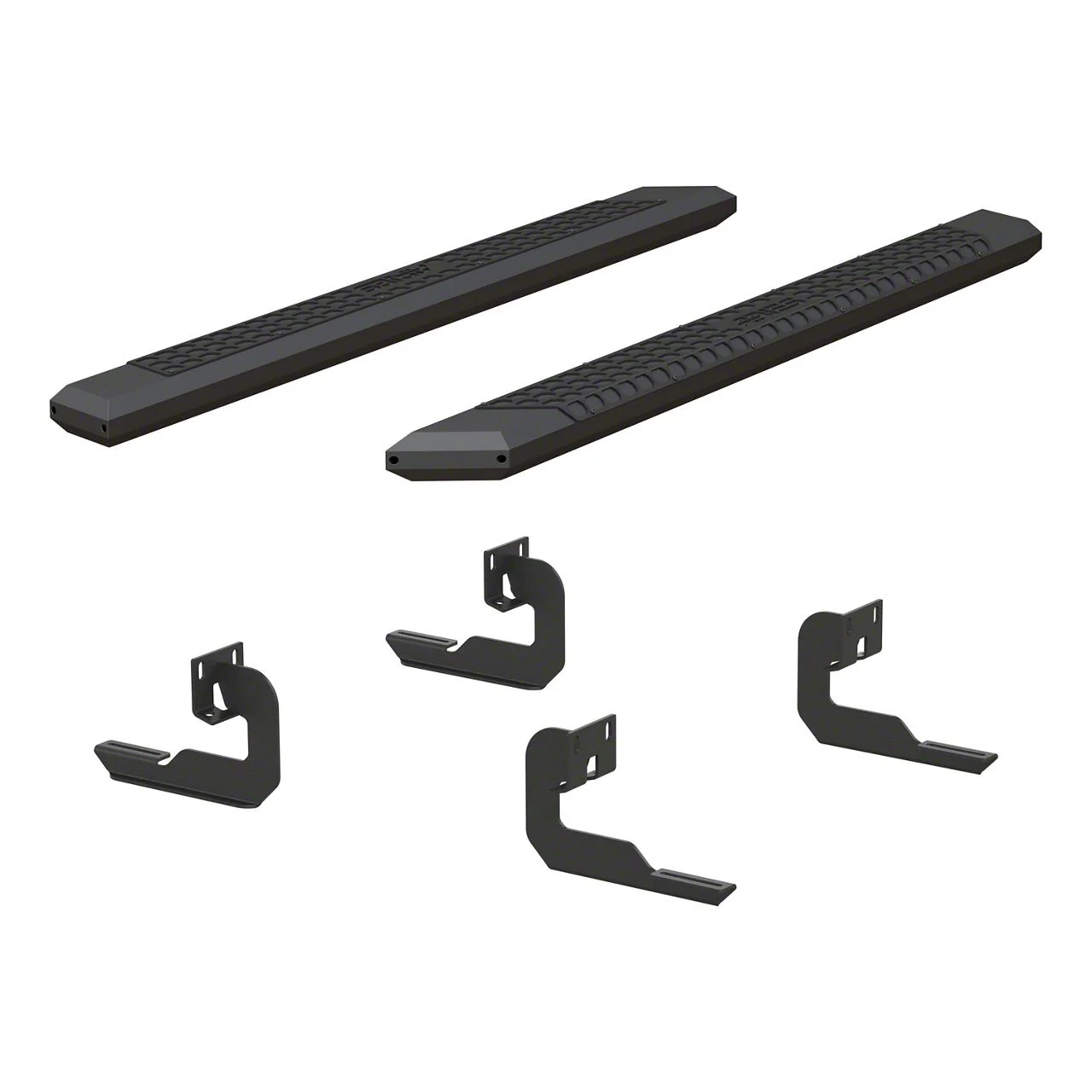AdvantEDGE 5.50-Inch Side Step Bars; Carbide Black (04-14 F-150 SuperCab)