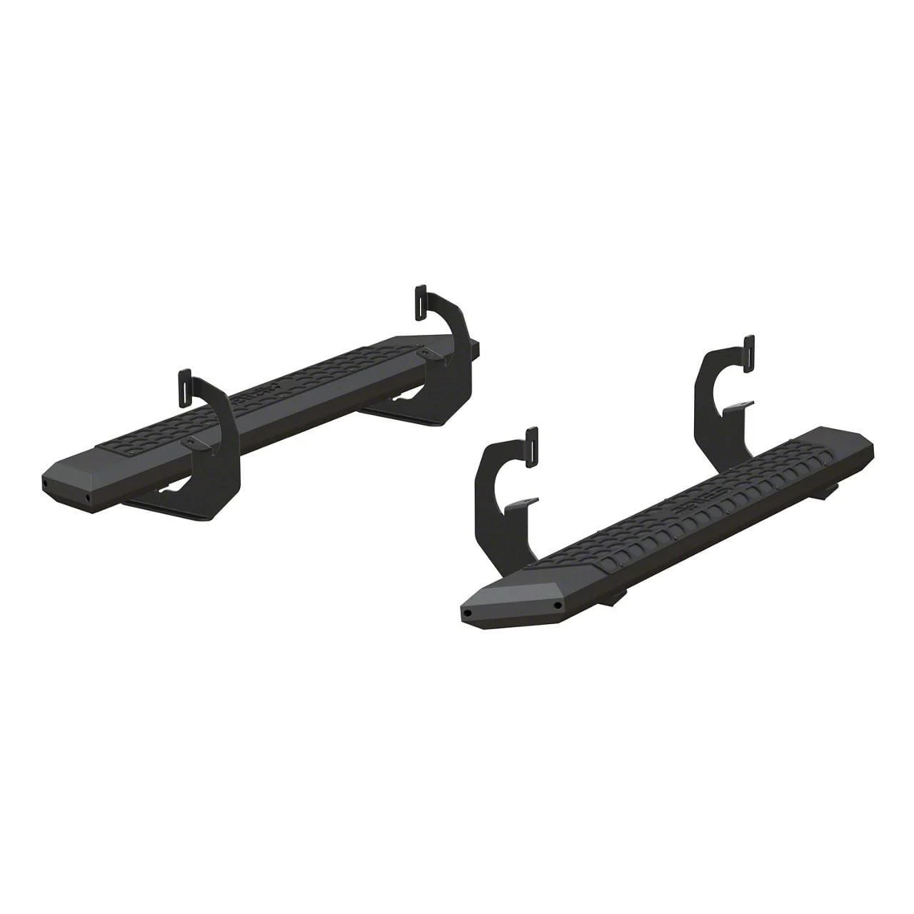 AdvantEDGE 5.50-Inch Side Step Bars; Carbide Black (07-13 Sierra 1500 Regular Cab)
