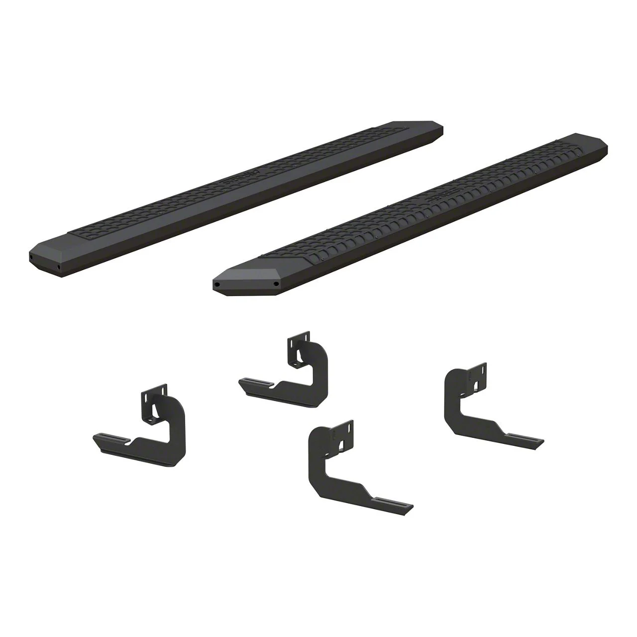 AdvantEDGE 5.50-Inch Side Step Bars; Carbide Black (09-14 F-150 SuperCrew)