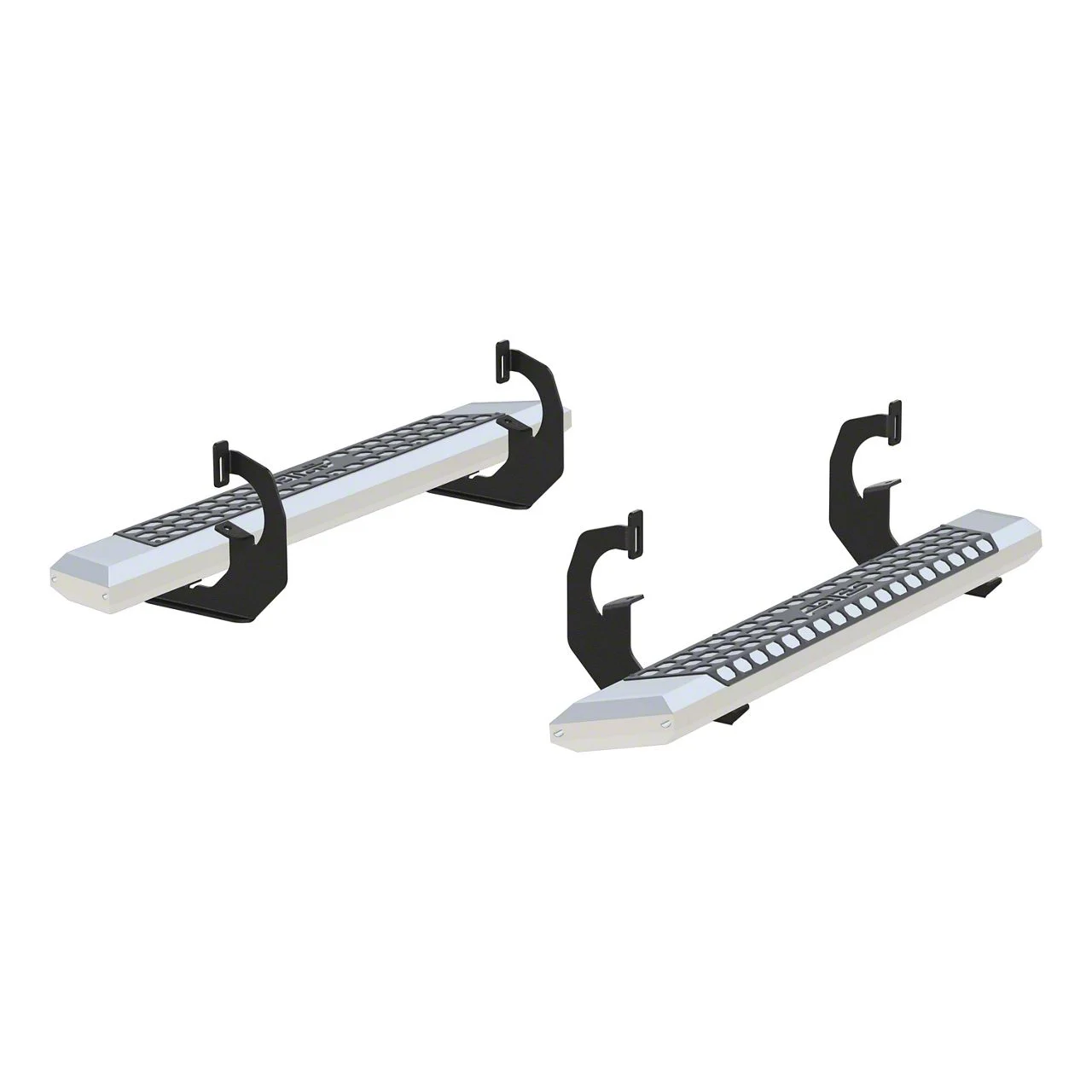 AdvantEDGE 5.50-Inch Side Step Bars; Chrome (14-18 Sierra 1500 Regular Cab)