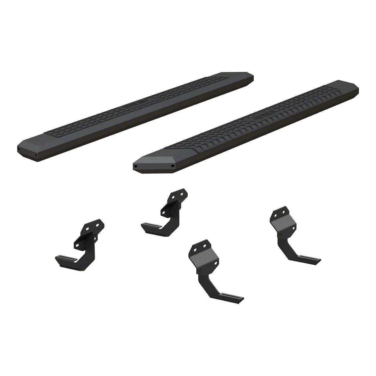 AdvantEDGE 5.50-Inch Side Step Bars; Carbide Black (17-26 F-350 Super Duty SuperCab)