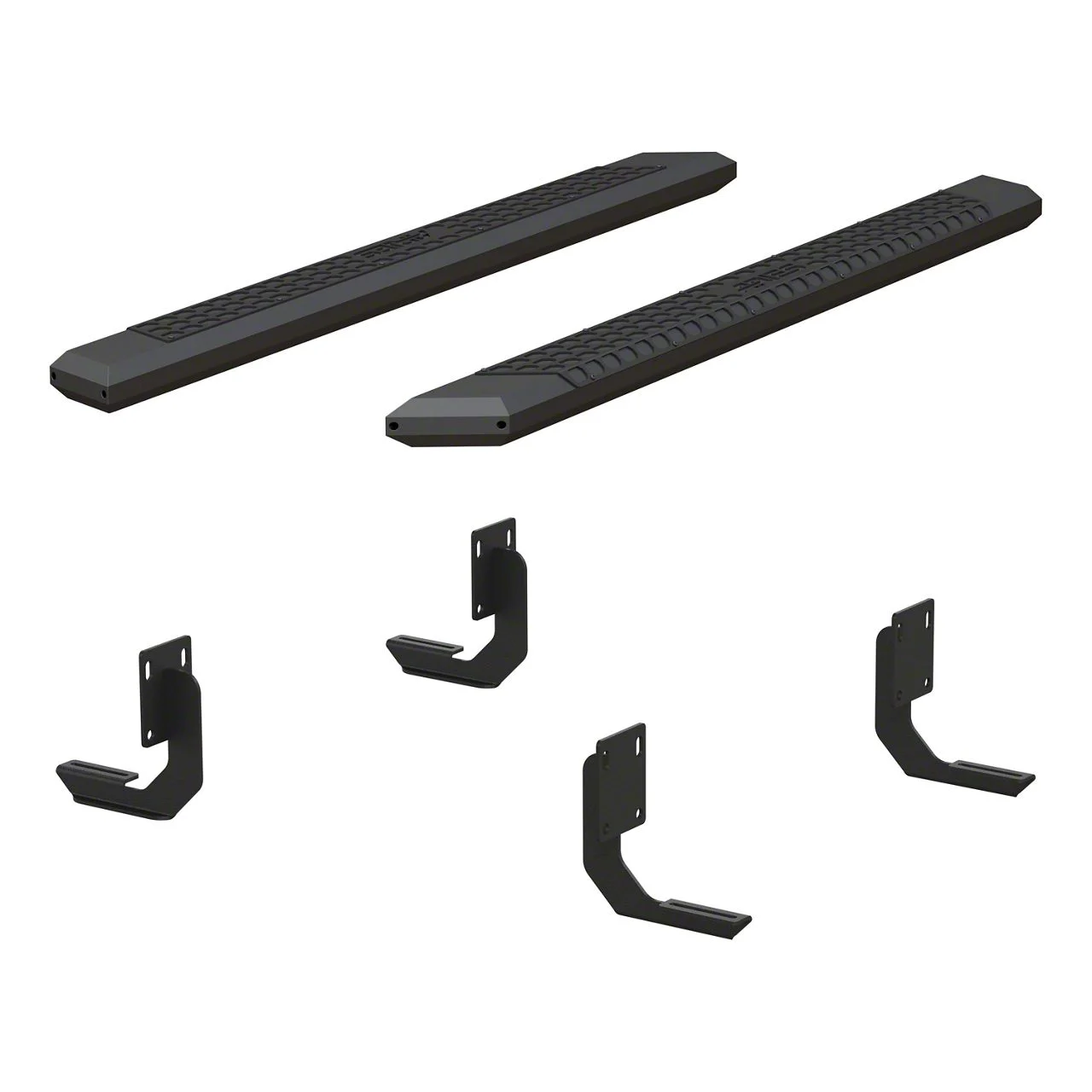AdvantEDGE 5.50-Inch Side Step Bars; Carbide Black (11-16 F-350 Super Duty SuperCab)