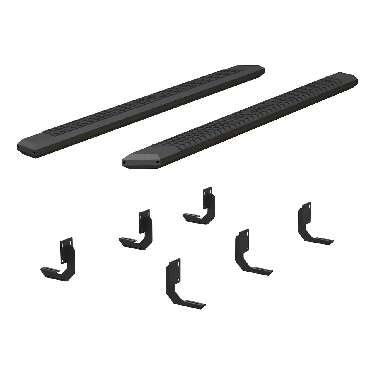 AdvantEDGE 5.50-Inch Side Step Bars; Carbide Black (11-16 F-350 Super Duty SuperCrew)