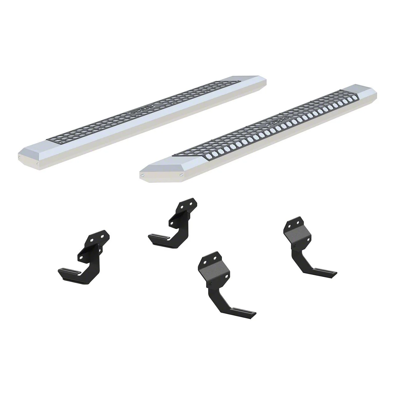 AdvantEDGE 5.50-Inch Side Step Bars; Chrome (17-26 F-350 Super Duty SuperCab)