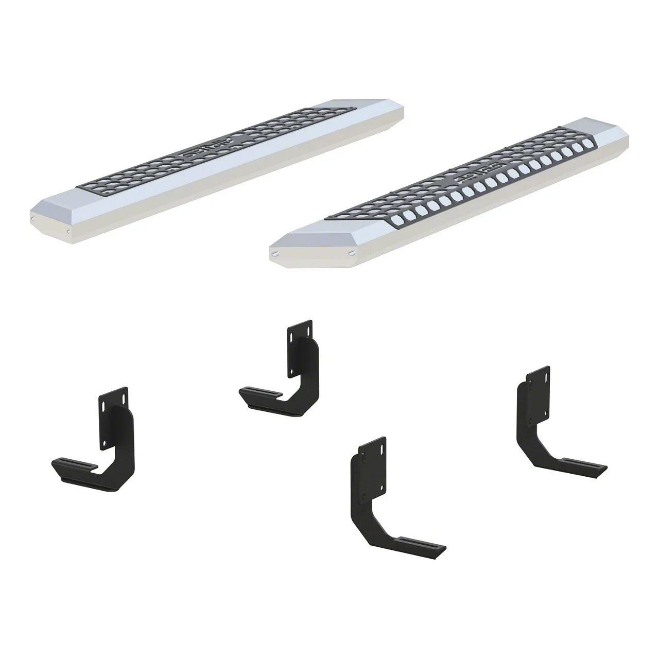 AdvantEDGE 5.50-Inch Side Step Bars; Chrome (11-16 F-350 Super Duty Regular Cab)