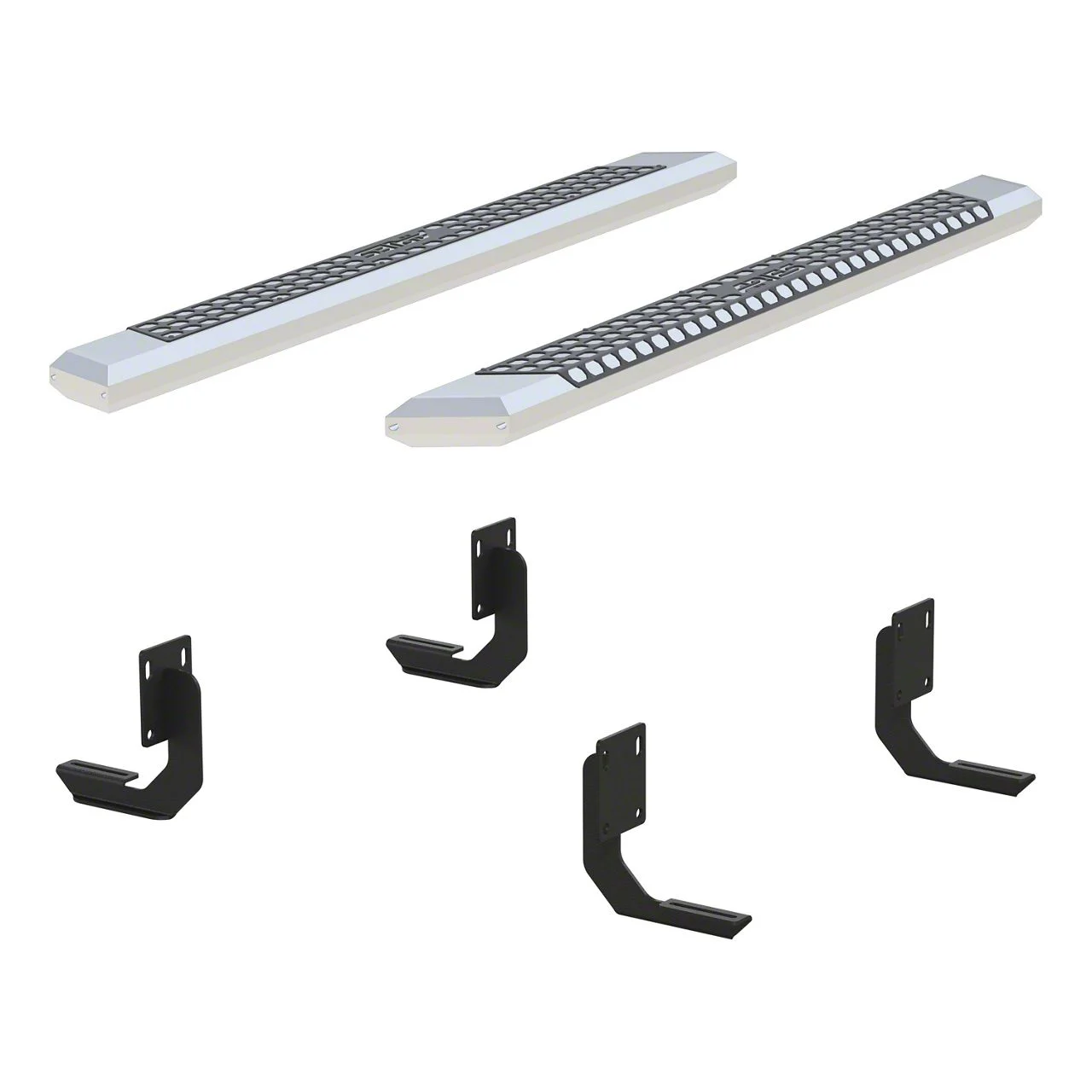 AdvantEDGE 5.50-Inch Side Step Bars; Chrome (11-16 F-350 Super Duty SuperCab)