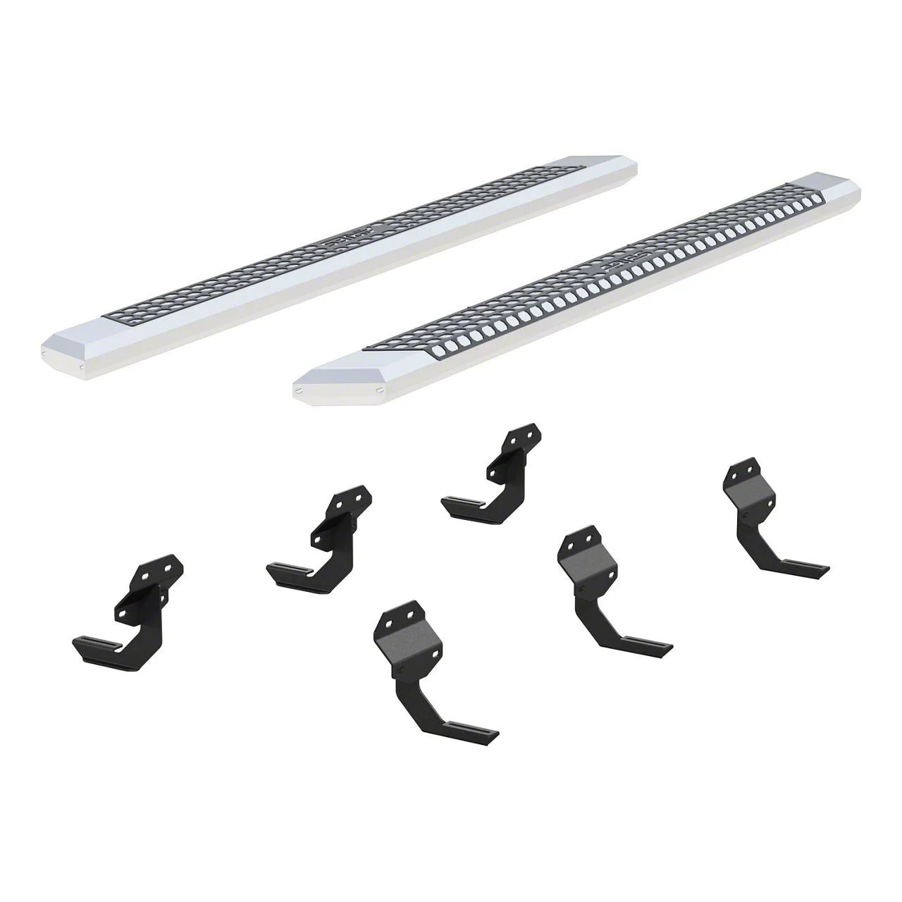 AdvantEDGE 5.50-Inch Side Step Bars; Chrome (17-26 F-250 Super Duty SuperCrew)