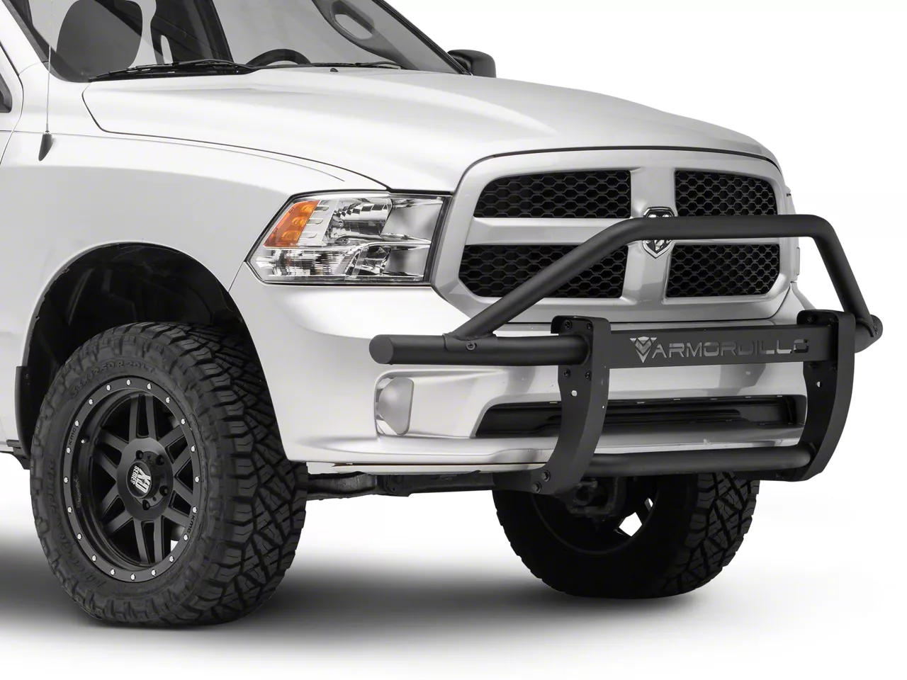 AR Pre-Runner Grille Guard; Matte Black (09-18 RAM 1500, Excluding Rebel)