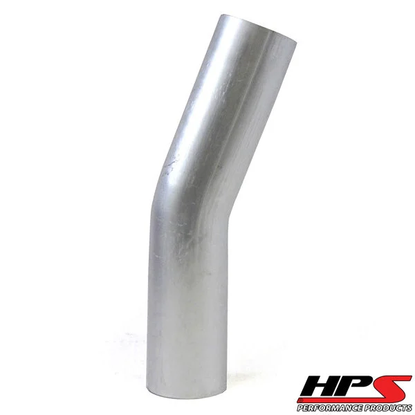 HPS 3" OD 20 Degree Bend 6061 Aluminum Elbow Pipe 16 Gauge w/ 3" CLR