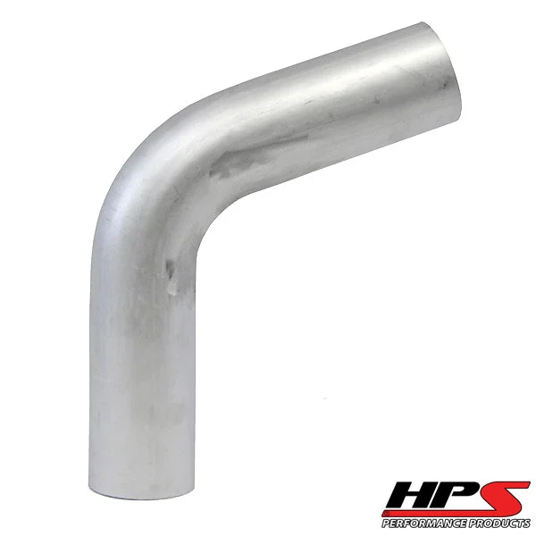 HPS 3.5" OD 70 Degree Bend 6061 Aluminum Elbow Pipe 16 Gauge w/ 5-5/8" CLR