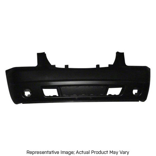 CAPA Replacement Front Bumper Cover; Black (07-13 Sierra 1500 SLT, SLE)