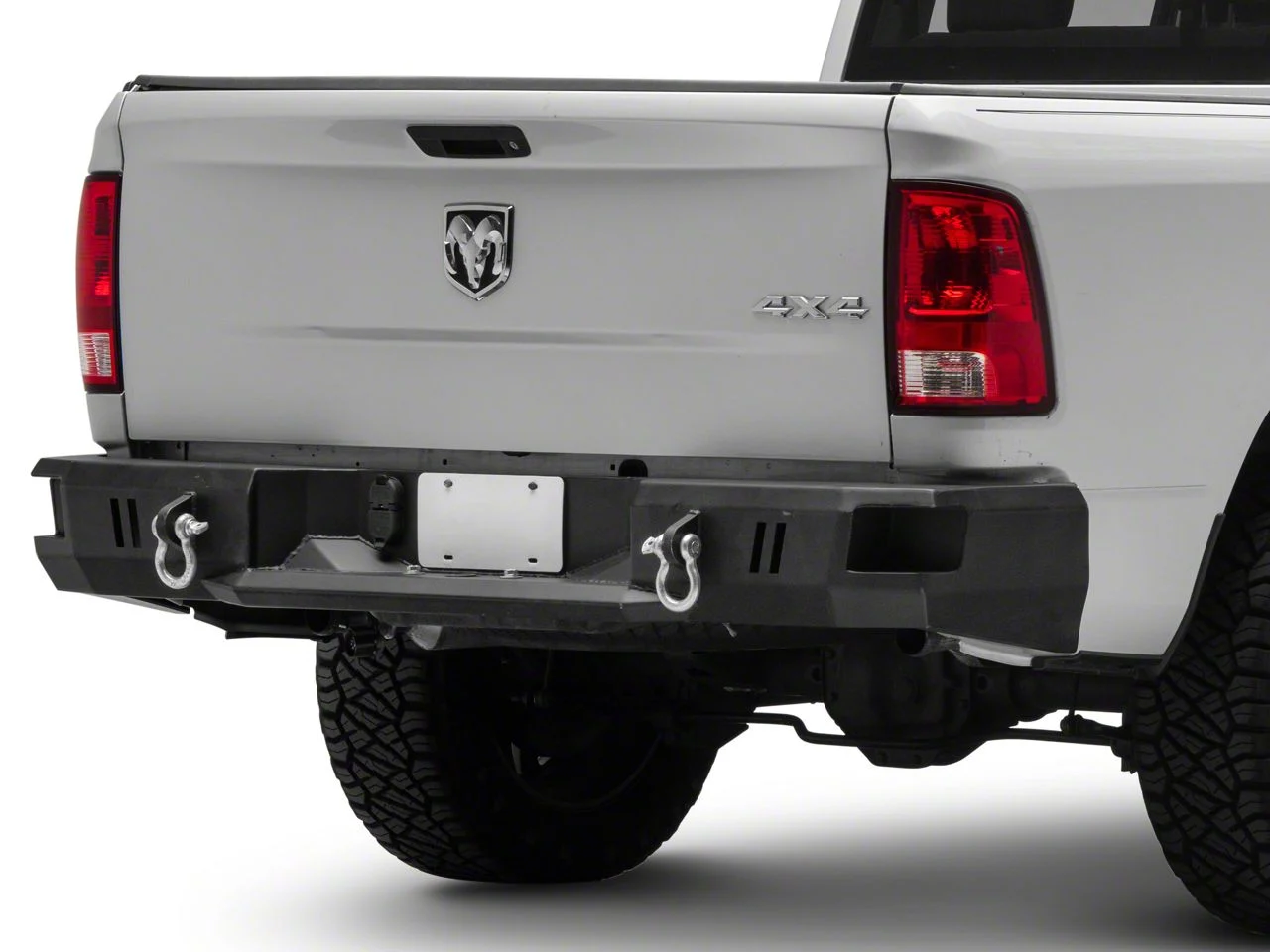 Heavy Duty Rear Bumper; Not Pre-Drilled for Backup Sensors (09-18 RAM 1500)