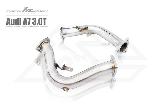FI Exhaust Ultra High Flow Downpipe For Audi A7 Sportback 2010-2018