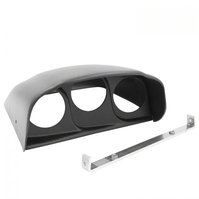 Auto Meter Dash Top Triple Gauge Pod Mount; 2-1/16 Inch (03-09 RAM 2500)