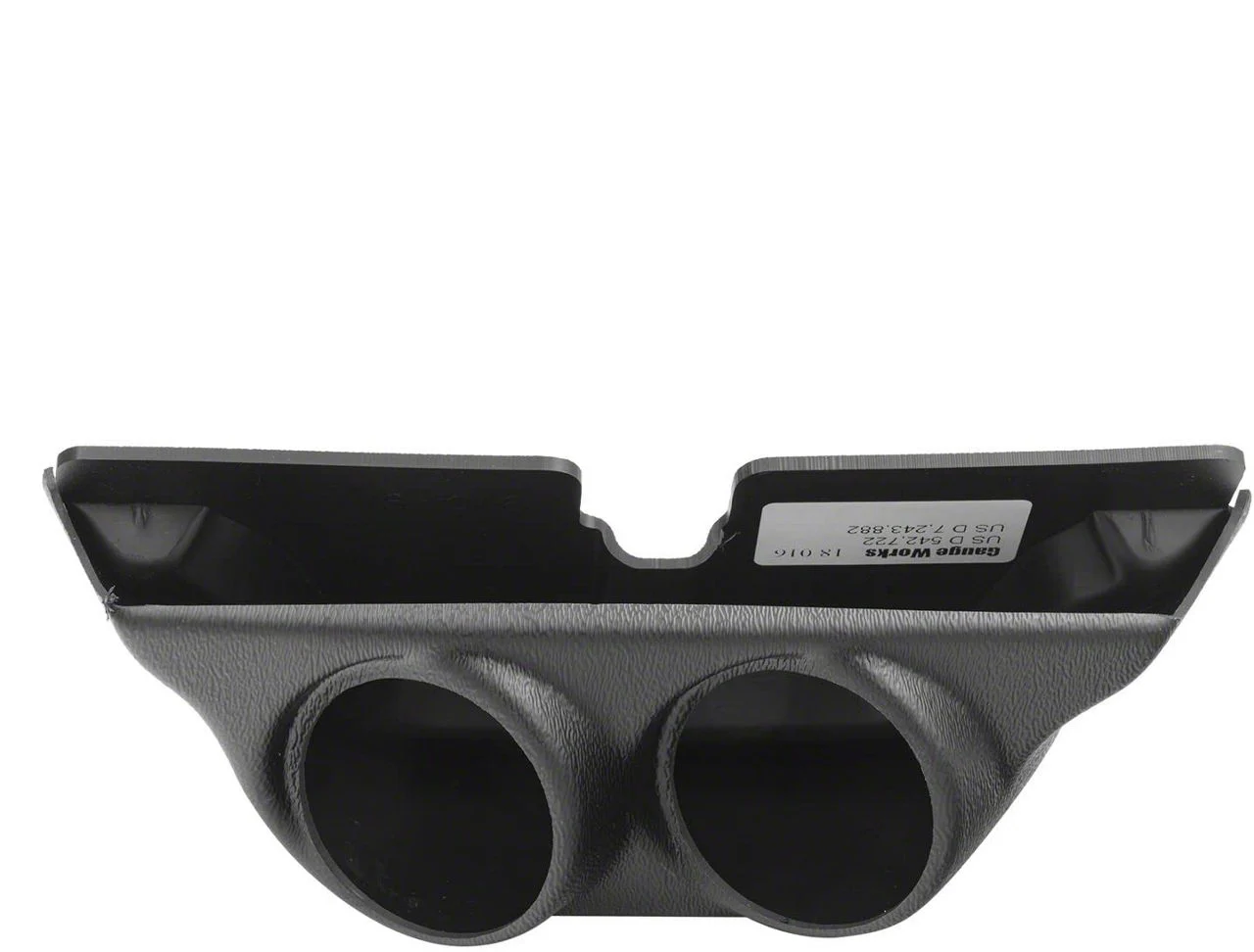 Auto Meter Overhead Console Dual Gauge Pod Mount; 2-1/16 Inch (03-09 RAM 2500)