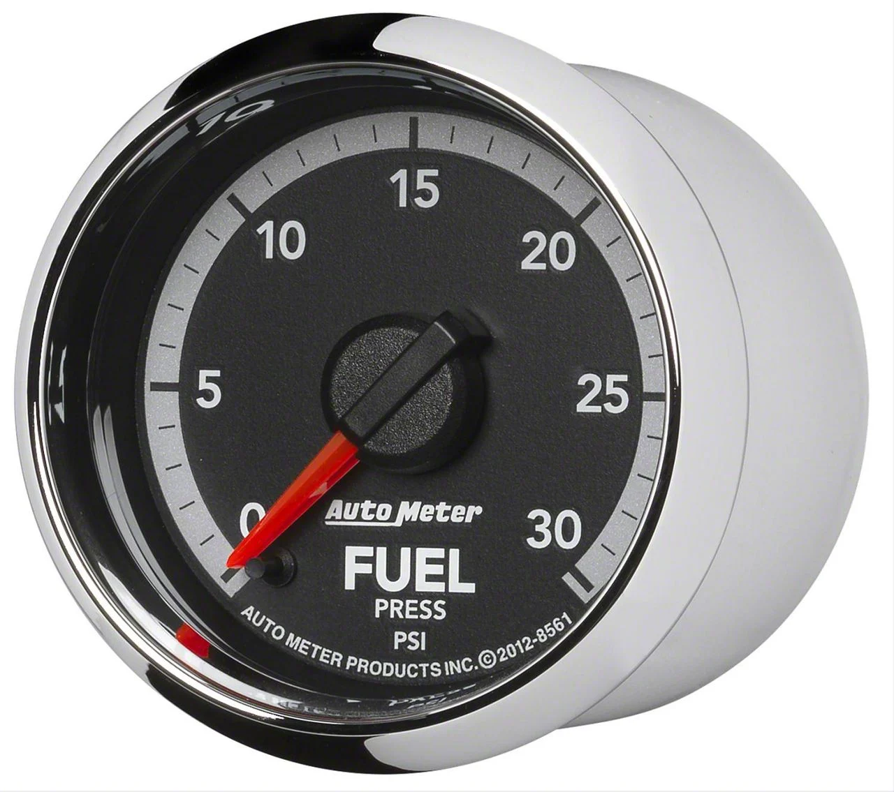 Auto Meter Gen 4 Dodge Factory Match Series 2-1/16-Inch Fuel Pressure Gauge; 0-30 PSI; Digital Stepper Motor (10-18 RAM 3500)