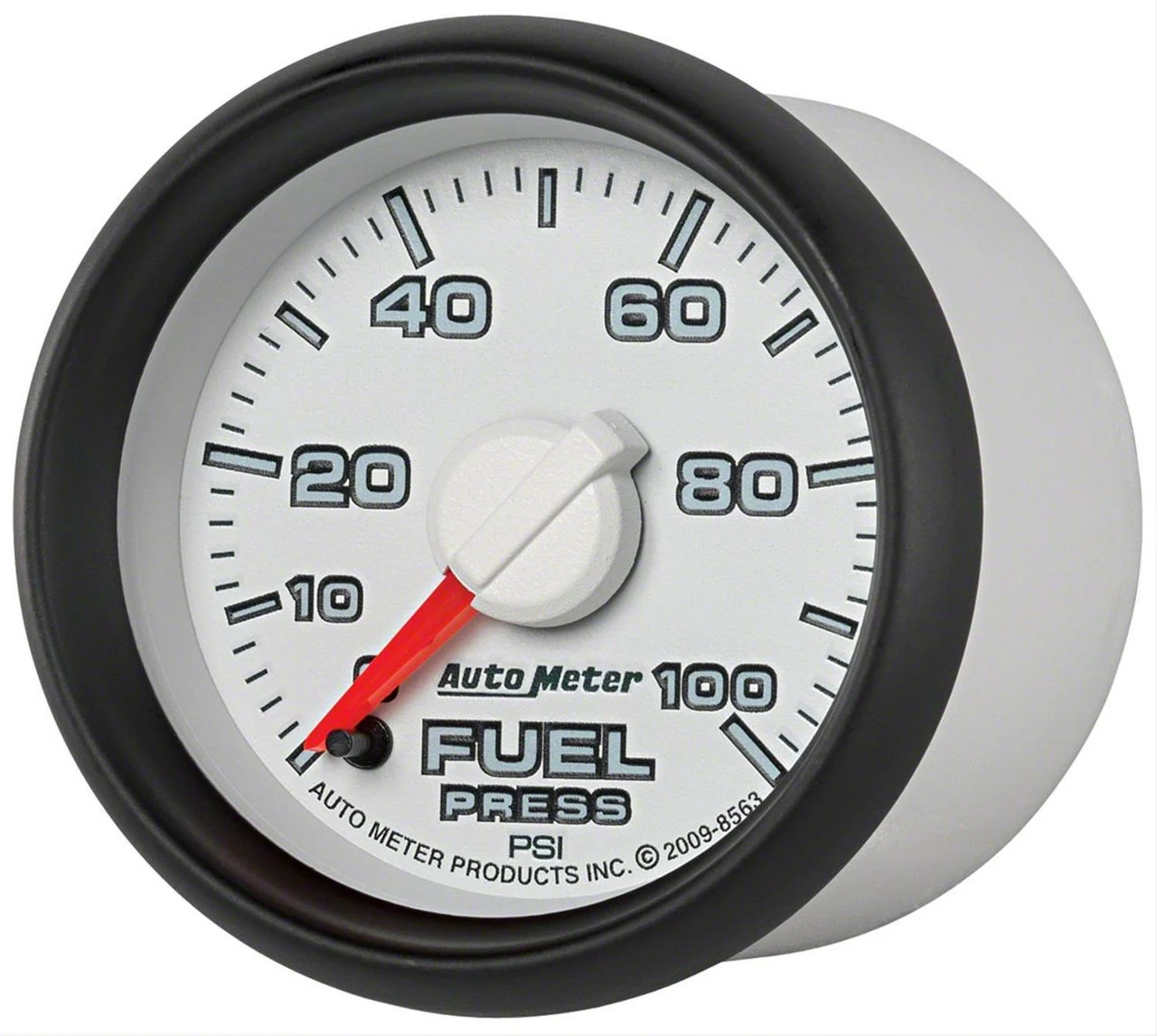 Auto Meter Gen 3 Dodge Factory Match Series 2-1/16-Inch Fuel Pressure Gauge; 0-100 PSI; Digital Stepper Motor (03-09 RAM 3500)