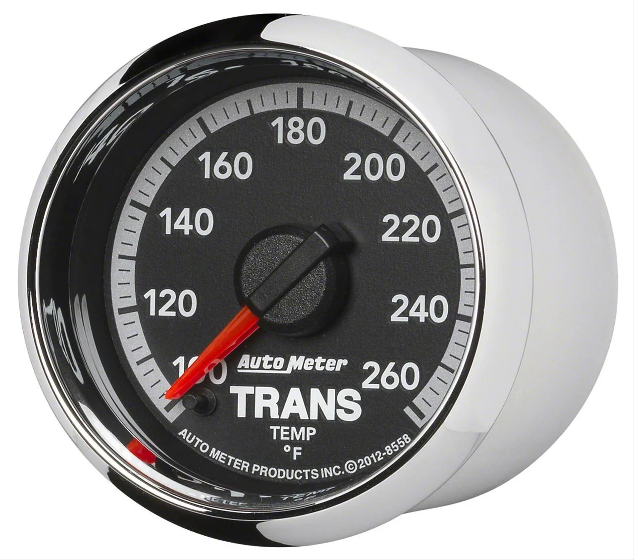 Auto Meter Gen 4 Dodge Factory Match Series 2-1/16-Inch Transmission Temperature Gauge; 100-260 Fahrenheit; Digital Stepper Motor (10-18 RAM 3500)