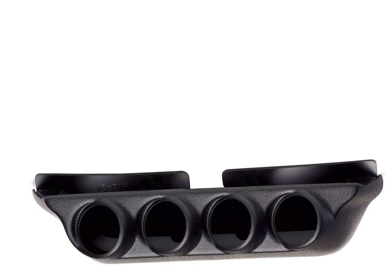 Auto Meter Overhead Console Quad Gauge Pod Mount; 2-1/16 Inch (03-09 RAM 3500)