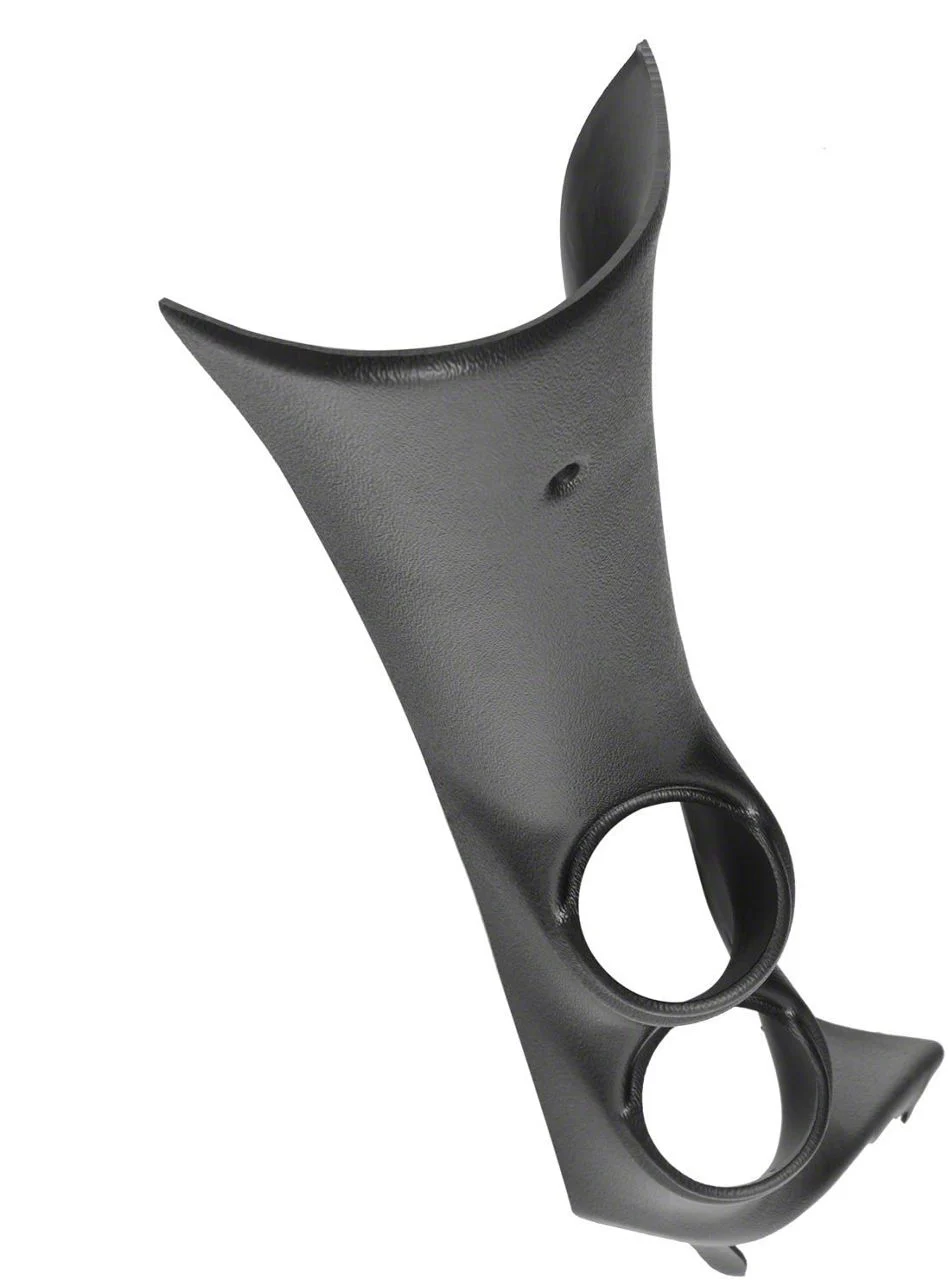 Auto Meter Full A-Pillar Dual Gauge Pod Mount with Speaker Hole; 2-1/16 Inch (07-14 Silverado 2500 HD)