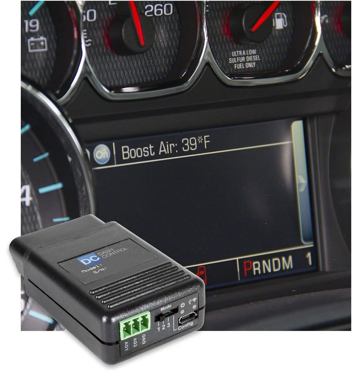Auto Meter DashControl OBDII Display Controller (15-16 6.6L Duramax Silverado 3500 HD)