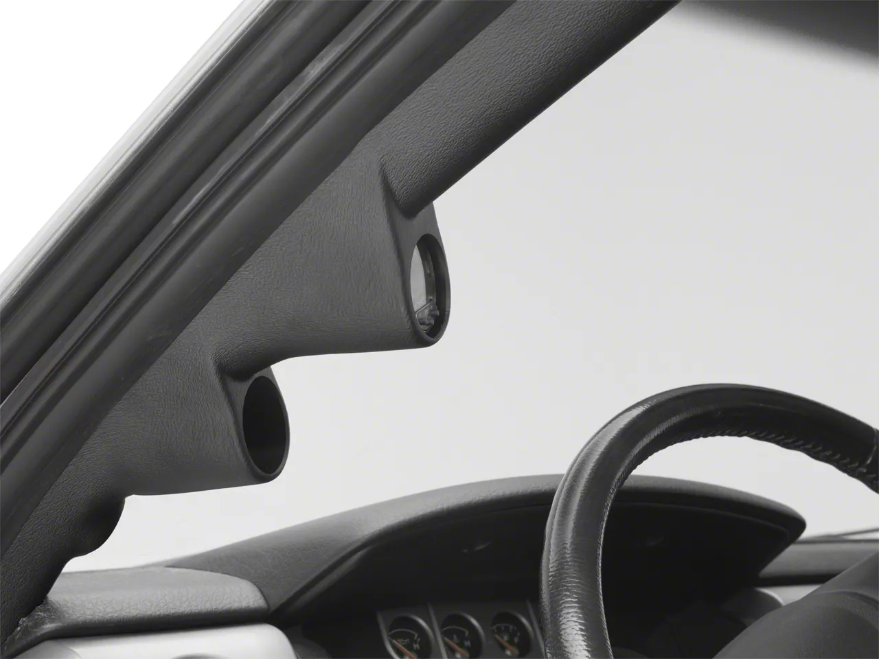 Auto Meter Full A-Pillar Dual Gauge Pod Mount; 2-1/16 Inch (09-14 F-150)