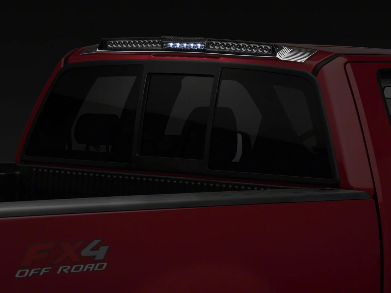 MEGA LED Third Brake Light with Cargo Light; Clear Cap; Platinum Smoked (04-08 F-150)