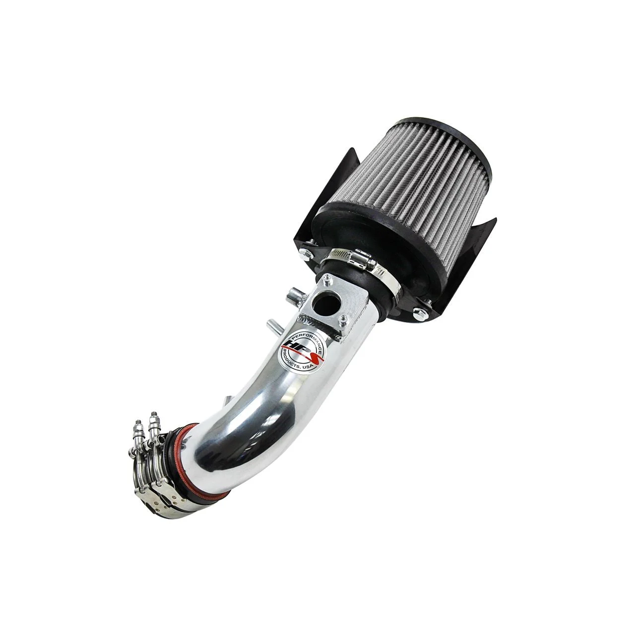 HPS Shortram Air Intake 2007-2009 Honda CR-V 2.4L, Includes Heat Shield, Polish