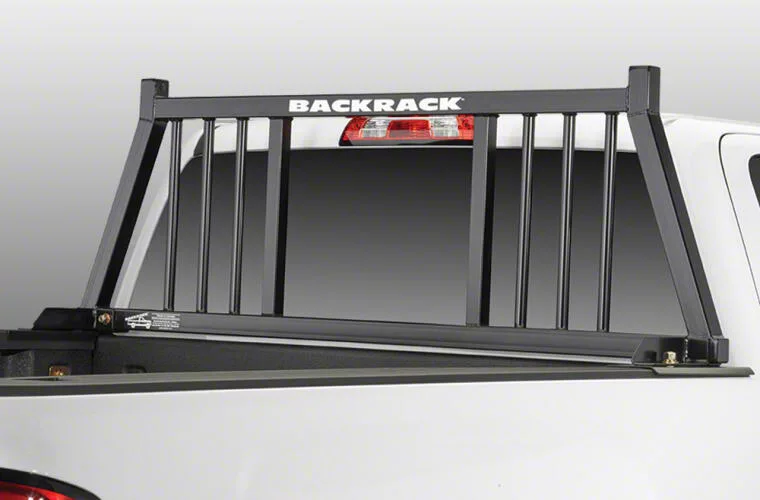 BackRack Three Round Headache Rack Frame with 21-Inch Wide Toolbox No Drill Installation Kit, Side Bed Rails for 21-Inch Wide Tool Box and Rear Bed Bar (17-26 F-350 Super Duty)