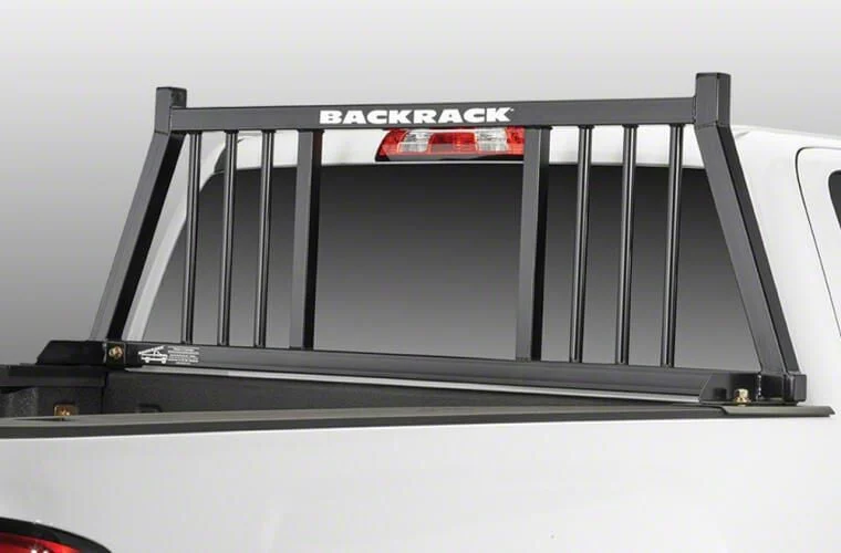 BackRack Three Round Headache Rack Frame with 31-Inch Wide Toolbox No Drill Installation Kit, Side Bed Rails for 21-Inch Wide Tool Box and Rear Bed Bar (17-26 F-350 Super Duty)
