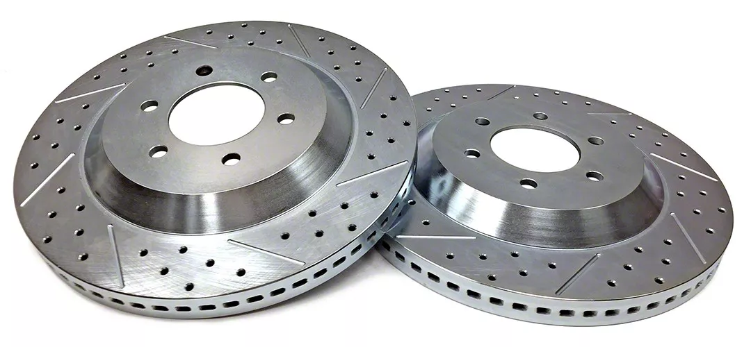 Baer BIG Claw Performance Drilled and Slotted 6-Lug Rotors; Front Pair (04-08 2WD/4WD F-150)