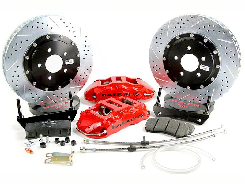 Baer Extreme+ Front Big Brake Kit with 15-Inch Rotors; Silver Calipers (02-18 RAM 1500, Excluding SRT-10 & Mega Cab)