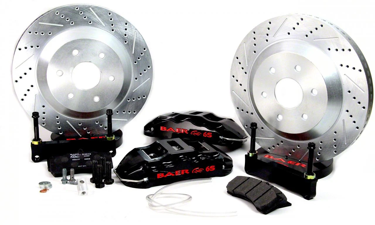 Baer Extreme Front Big Brake Kit with 15-Inch Rotors; Black Calipers (09-18 F-150)